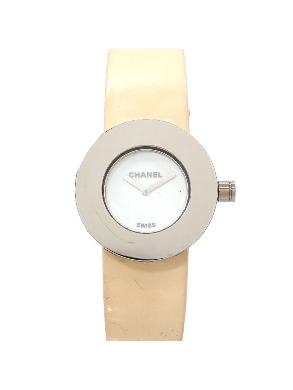 Chanel la Ronde Vintage Watch White Quartz
